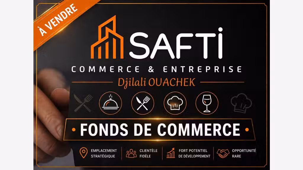 Fonds de commerce Restaurant de 165m²