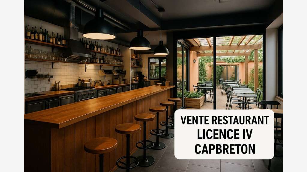 Cession restaurant terrasse au coeur de Capbreton