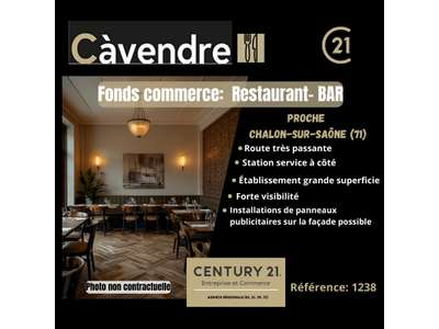 Vente Restaurant à Chalon-sur-Saône