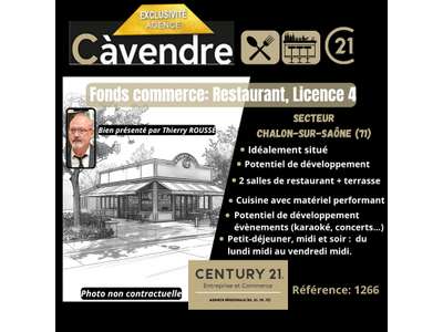 Vente Restaurant à Chalon-sur-Saône