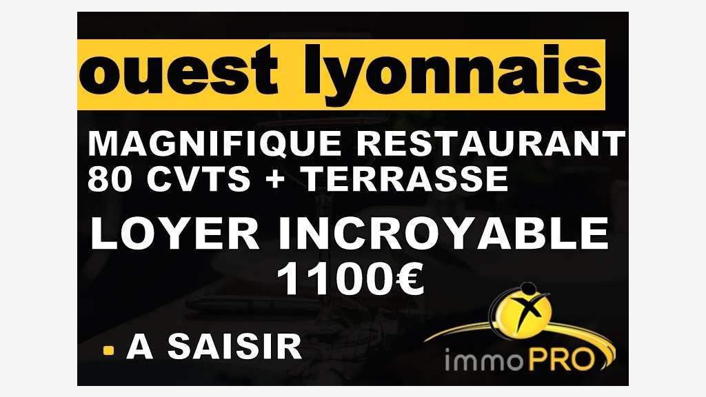 Vente charmant restaurant dans l'ouest lyonnais 