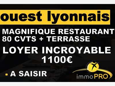 Vente charmant restaurant dans l'ouest lyonnais 