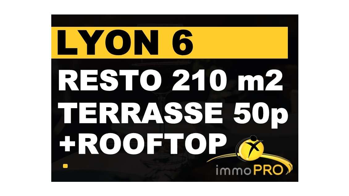 Vente restaurant sur site exceptionnel à Lyon