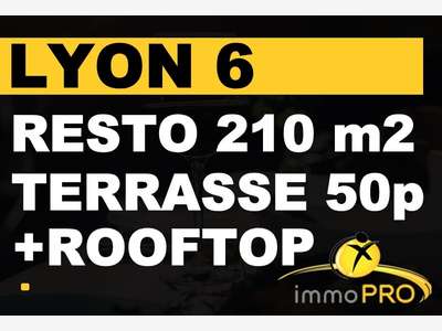 Vente restaurant sur site exceptionnel à Lyon