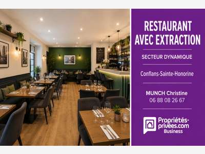 Vente restaurant de 130m² à Conflans Ste Honorine
