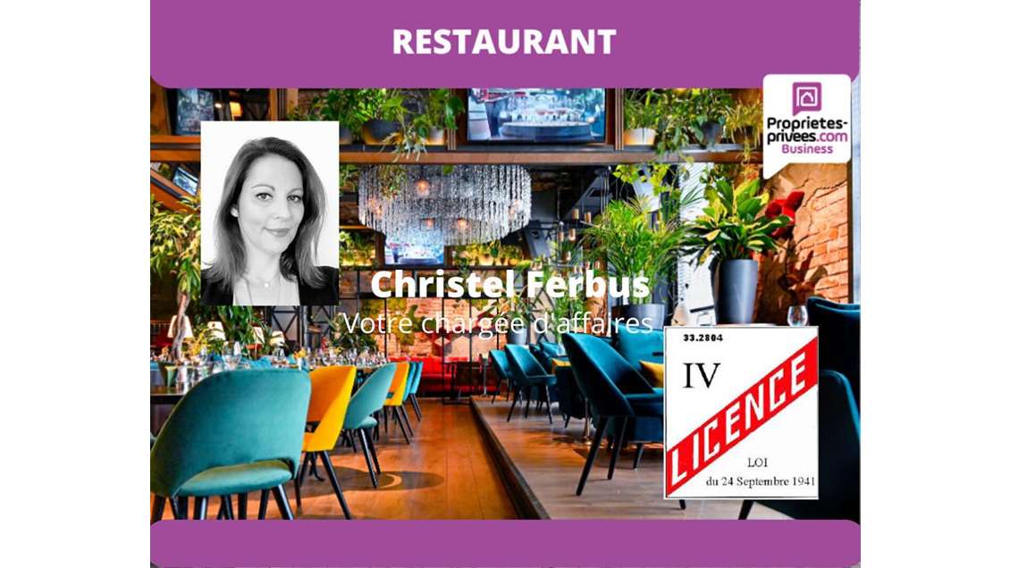 Vente bar restaurant de renom 530m² dept Essonne