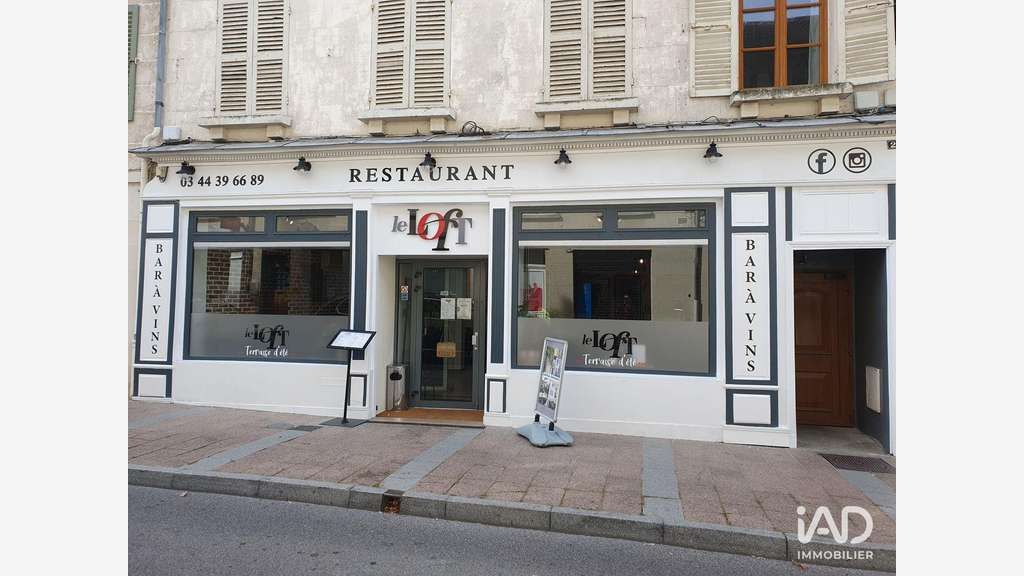 Vente restaurant au centre de Crépy-en-Valois