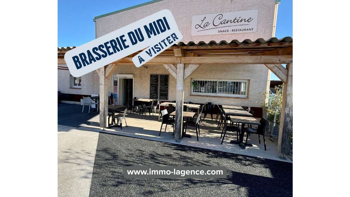 Vente brasserie cantine du midi en za à Cuers