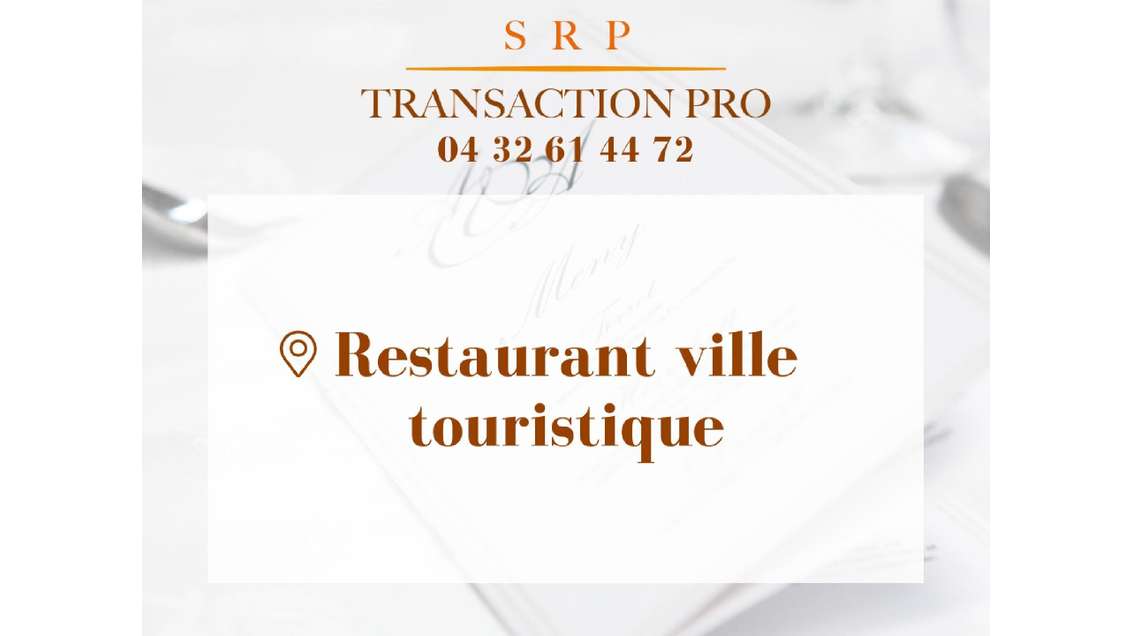 Vente restaurant en ville touristique du Vaucluse
