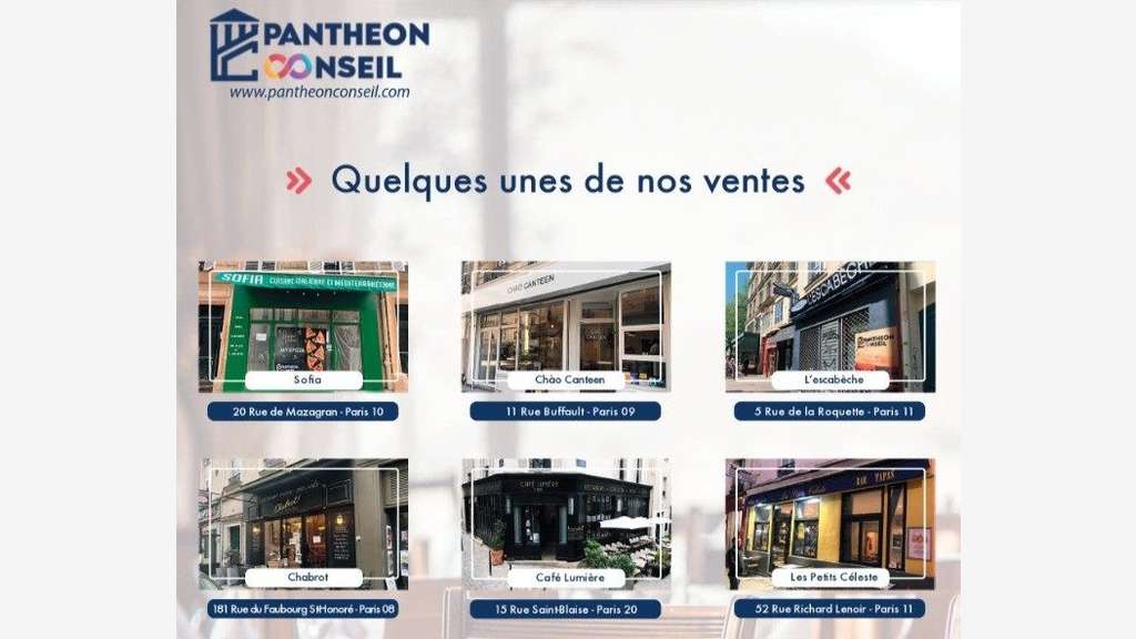 Vente restaurant Cardinal Lemoine Paris 75005 