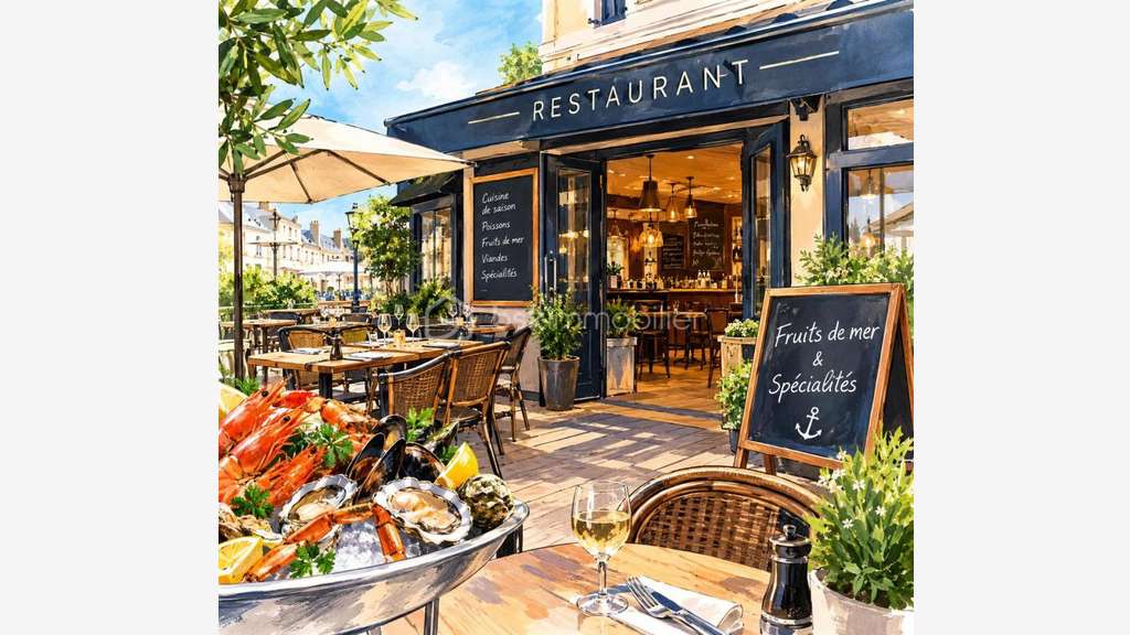 Reprise restaurant fruits de mer à Dives sur Mer