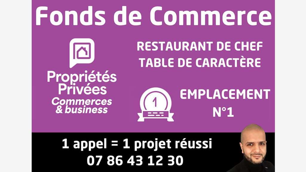 Vente restaurant semi-gastronomique au Touquet