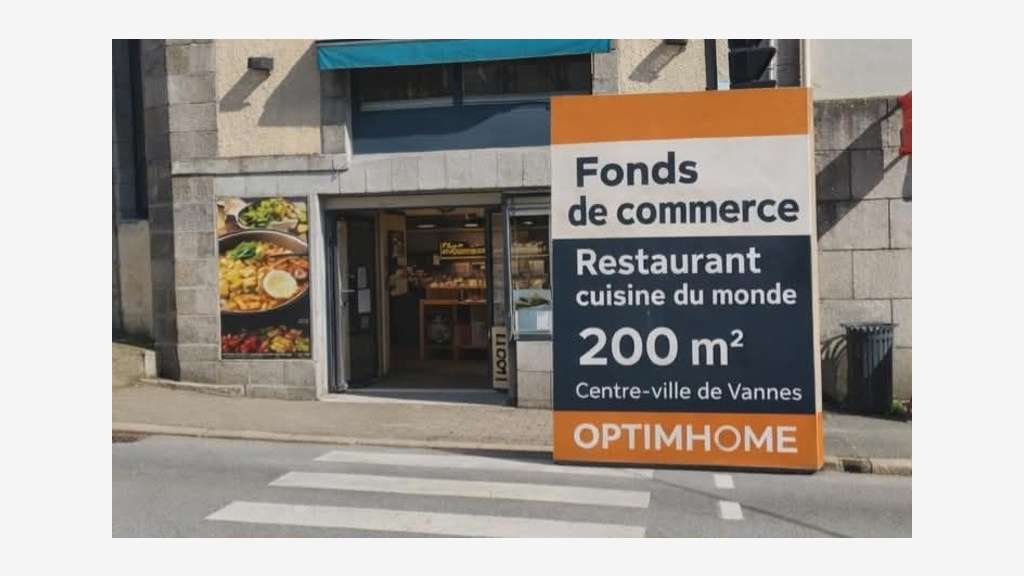 A vendre FDC restaurant hyper centre Vannes