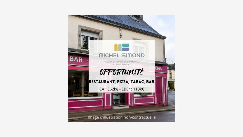 Vente restaurant ouvrier bar hôtel dans Finistère