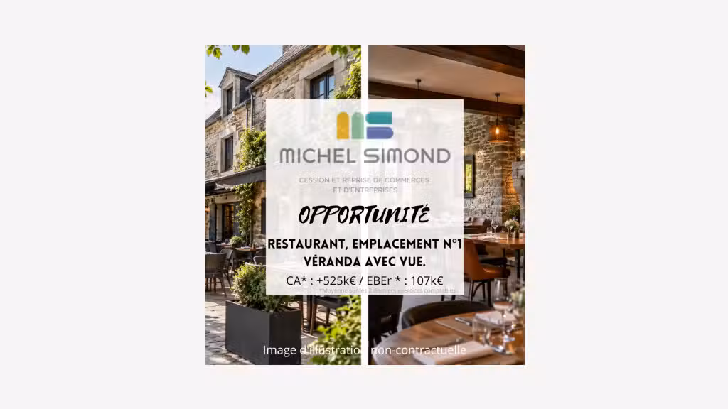 Restaurant à céder terrasse et vue sur la baie 29