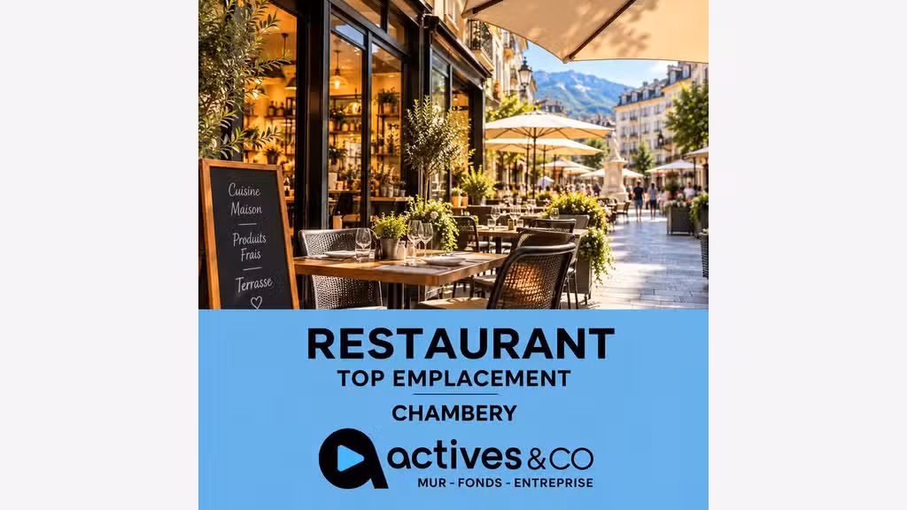 Vente restaurant avec terrasse à Chambéry