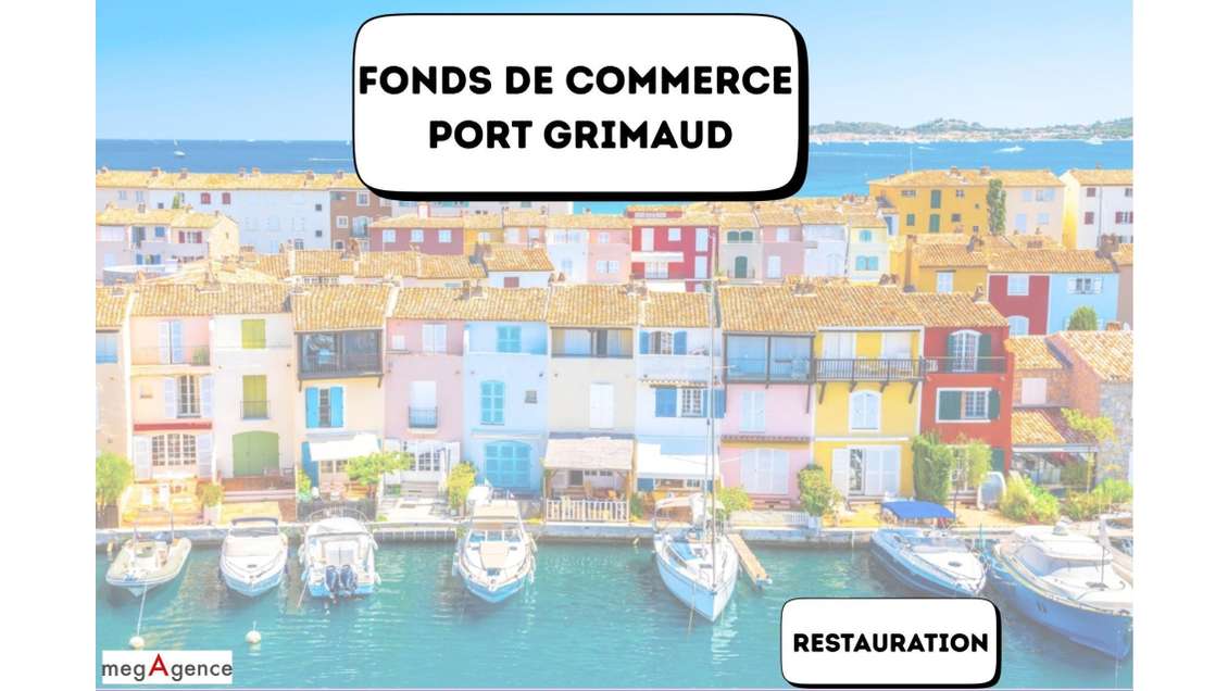 Vente FDC restaurant forte visibilité Port Grimaud