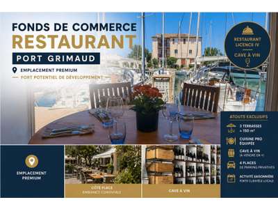 Vente Restaurant à Grimaud
