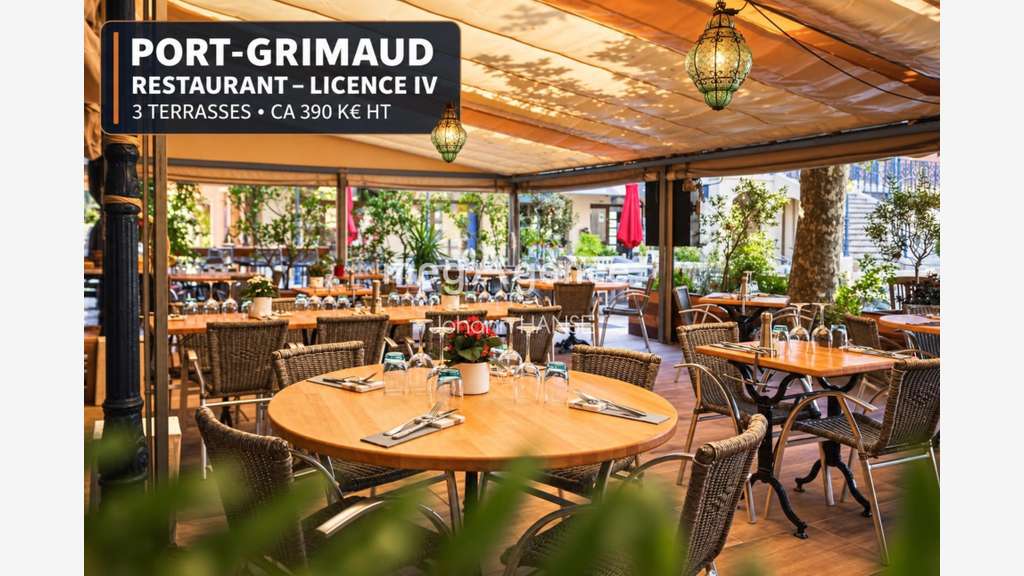 Vente FDC restaurant forte visibilité Port Grimaud