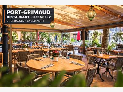 Vente FDC restaurant forte visibilité Port Grimaud