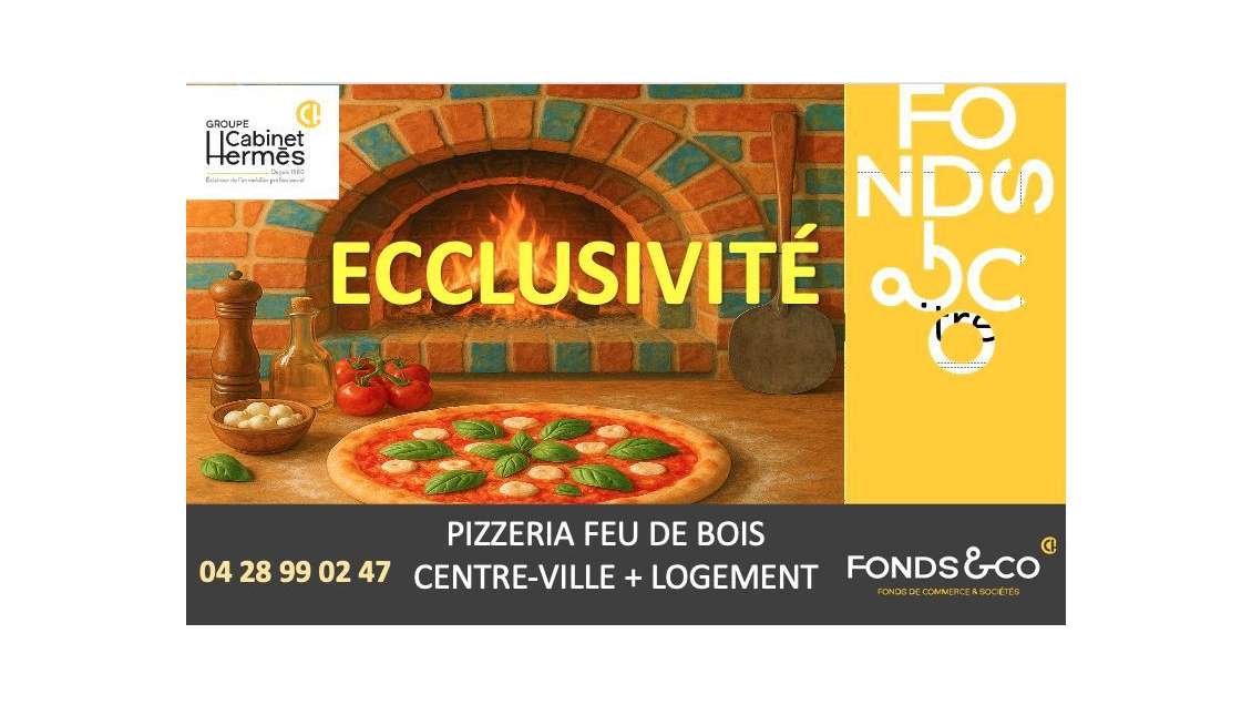 Vente restaurant pizzeria feu de bois en Ardèche