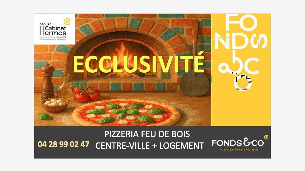 Vente restaurant pizzeria feu de bois en Ardèche