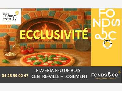 Vente restaurant pizzeria feu de bois en Ardèche