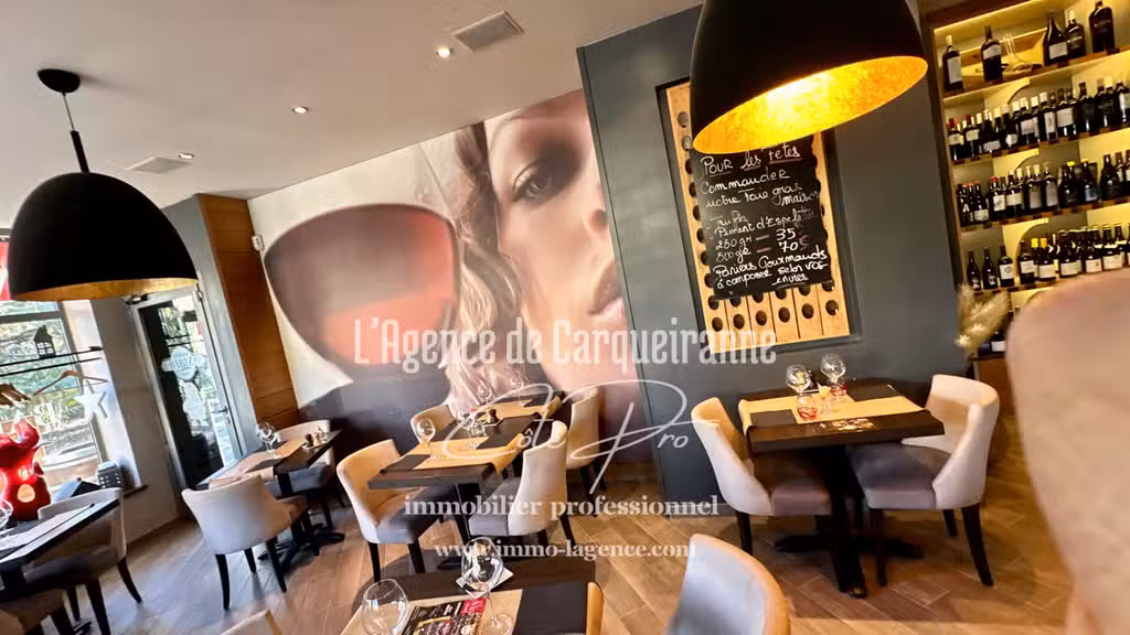 A vendre fonds restaurant cave à vins à Hyères