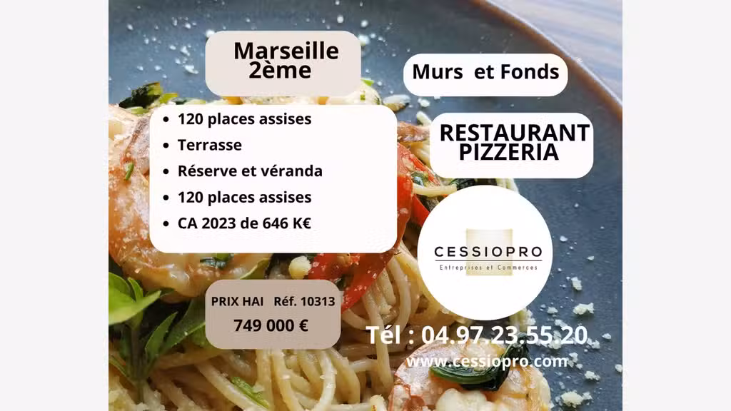 AV restaurant italien pizzeria FDC murs Marseille