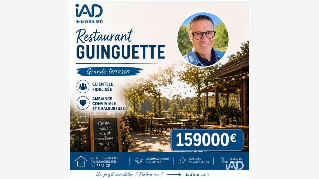 Vente restaurant guinguette proche d'Orange 