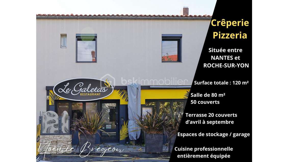 A vendre fonds de restaurant à Montaigu-Vendée