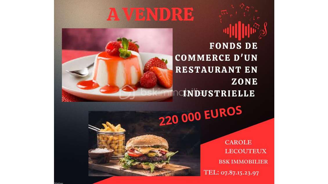 Cède restaurant clé en main 130m² La Seyne-sur-Mer
