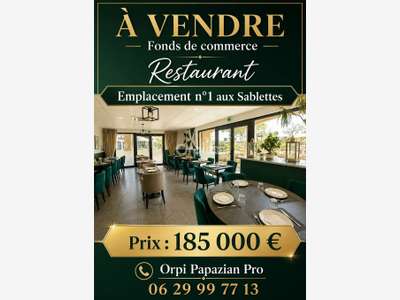 Restaurant à vendre empl N°1 à la Seyne-sur-Mer