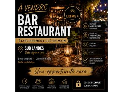 Vente Restaurant dans les Landes