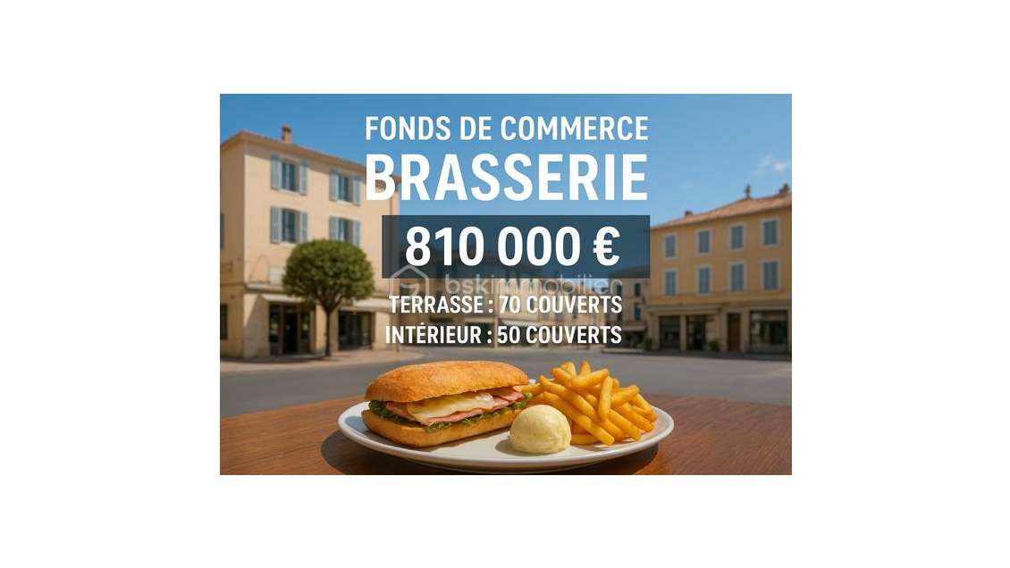 À vendre FDC bar restaurant au centre du Pradet
