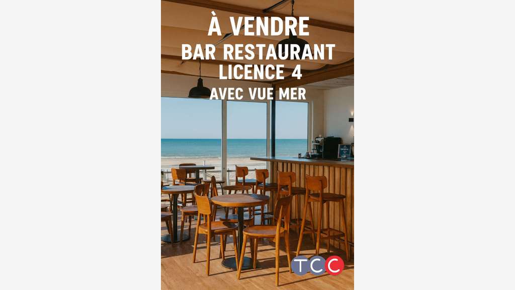 A vendre bar restaurant lic IV vue mer au Val