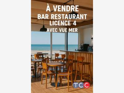 A vendre bar restaurant lic IV vue mer au Val