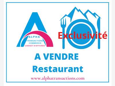 Vente restaurant savoyard terrasse Les Menuires