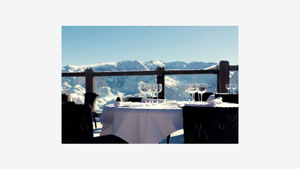 Vente restaurant savoyard terrasse Les Menuires