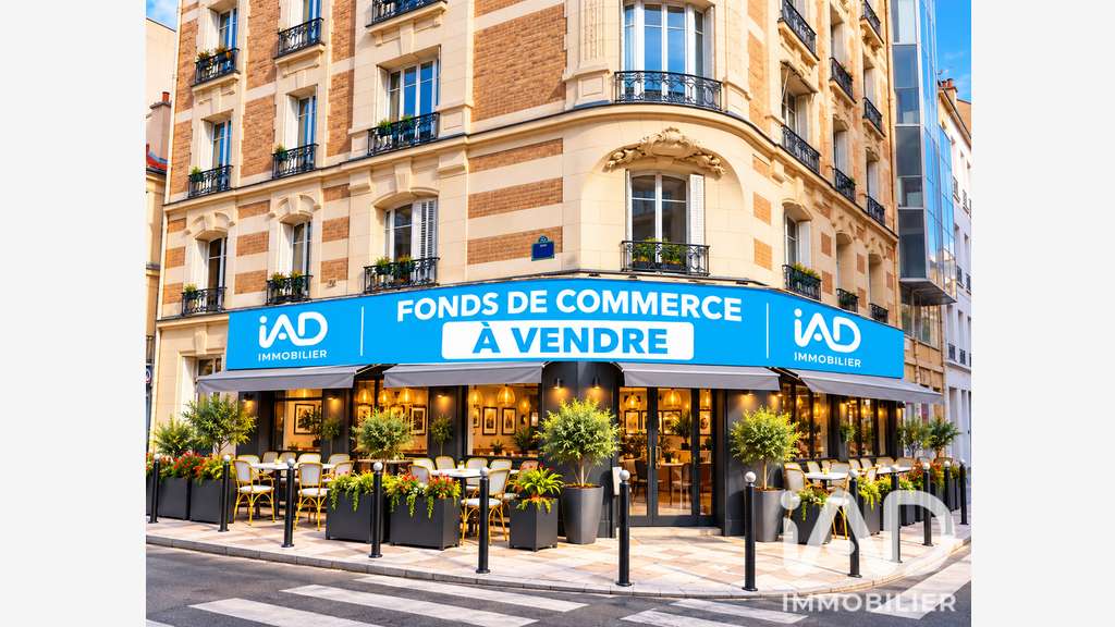 Vente restaurant terrasse appart Levallois-Perret