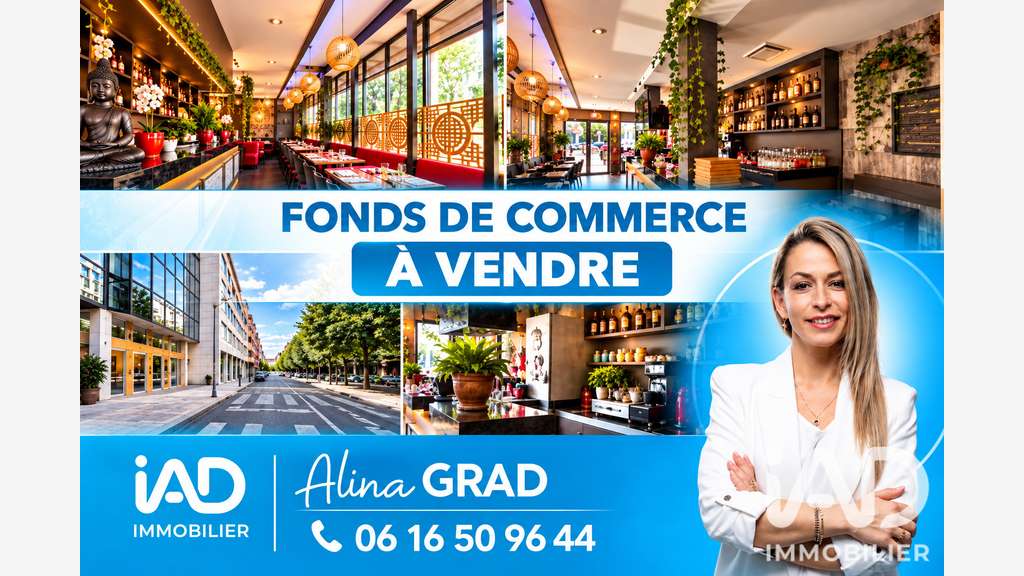 Vente restaurant terrasse appart Levallois-Perret