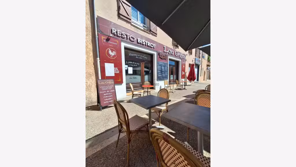 AV restaurant sur rue piétonne Lézignan Corbieres