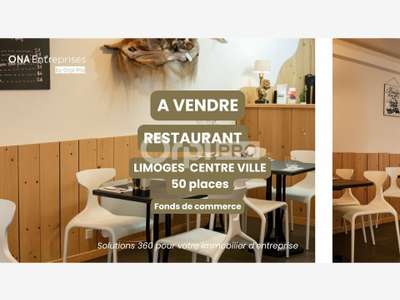 Vente restaurant 50 places à Limoges centre