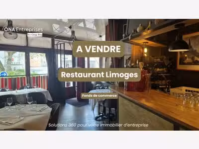 Vente restaurant incontournable à Limoges