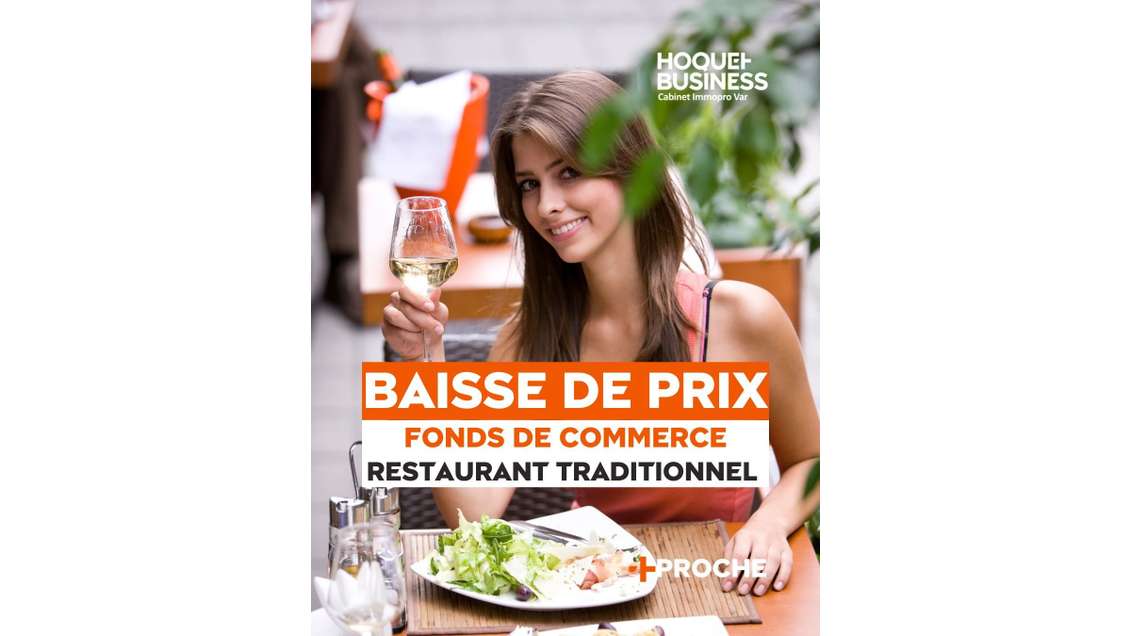 Vente restaurant avec belle terrasse à Lorgues