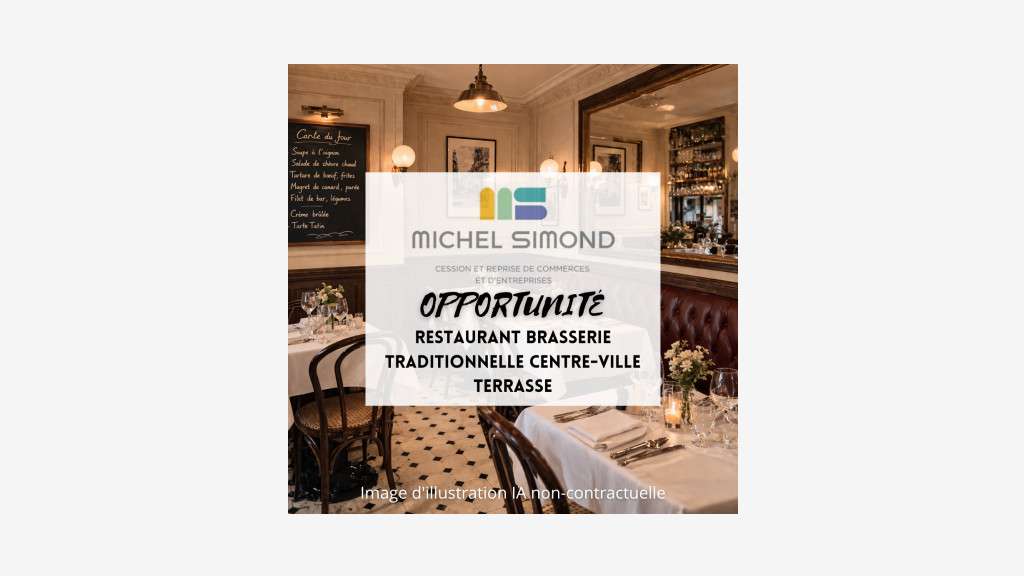 Vente restaurant brasserie tradi en centre Lorient