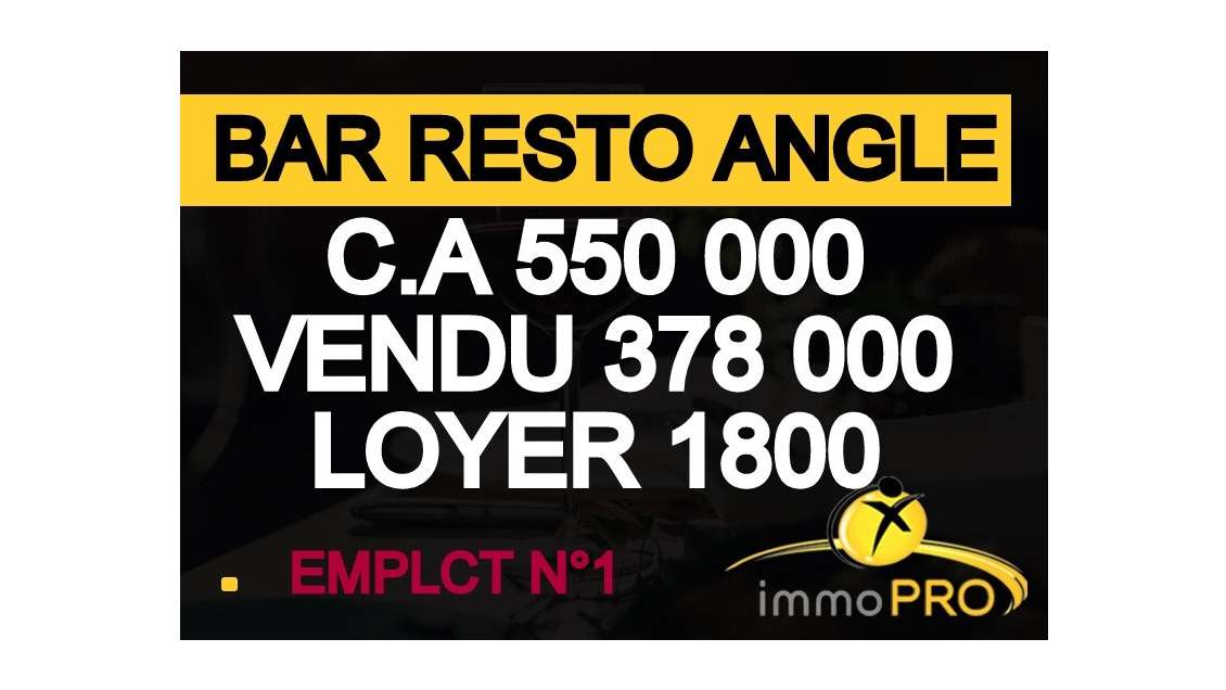 AV restaurant lic 4 superbe empl en angle 69003
