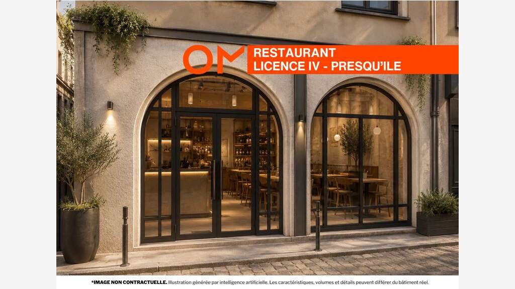 Vente restaurant licence 4 à Lyon coeur Presqu'île