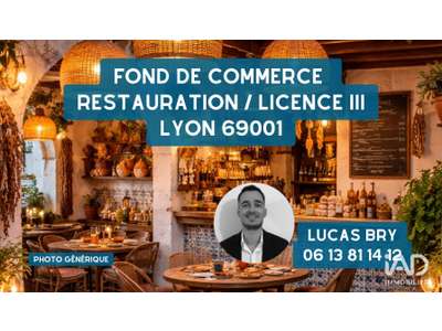Vente Restaurant à Lyon 1er