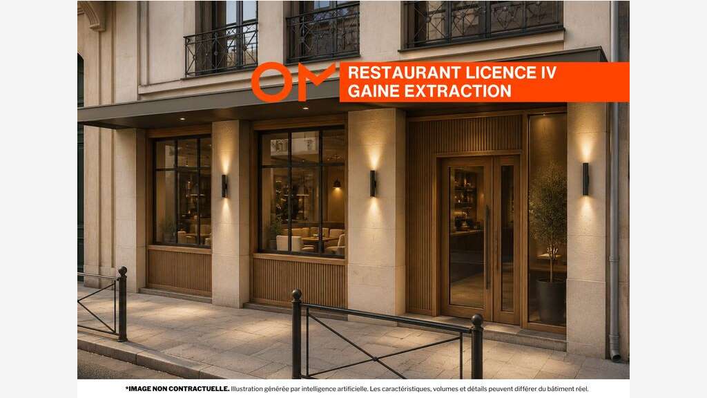 Vente restaurant licence IV extraction Lyon 69002